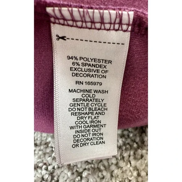 Cable & Gauge Studio Soft Velour Lounge Womens Plum Purple Jogger Pants Large L - Picture 6 of 7